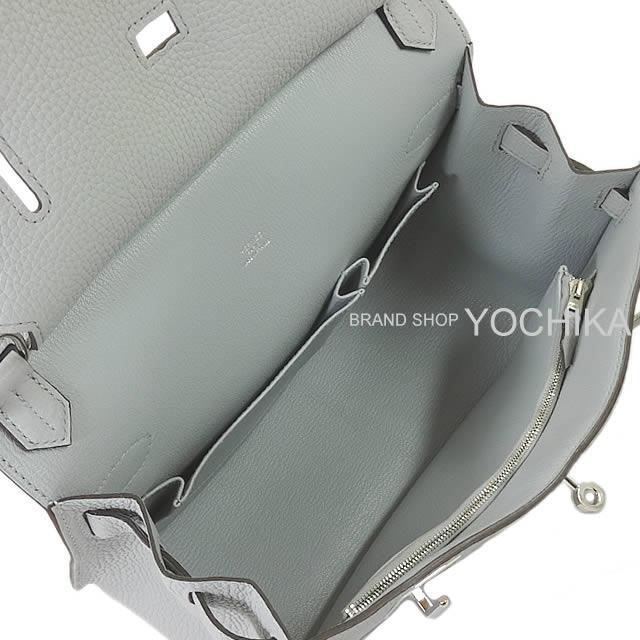 HERMES エルメス ショルダーバッグ ジプシエール 28 ブルーグラシエ