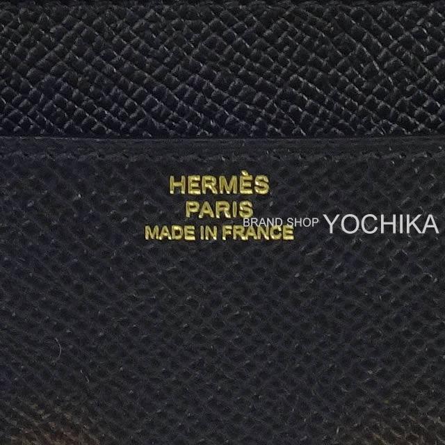 HERMES エルメス 長財布 コンスタンスロング 黒 エプソン ローズゴールド金具 新品