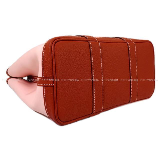 HERMES エルメス ハンドバッグ ガーデンパーティ 30 TPM ローズサクラXルージュデュセス 新品