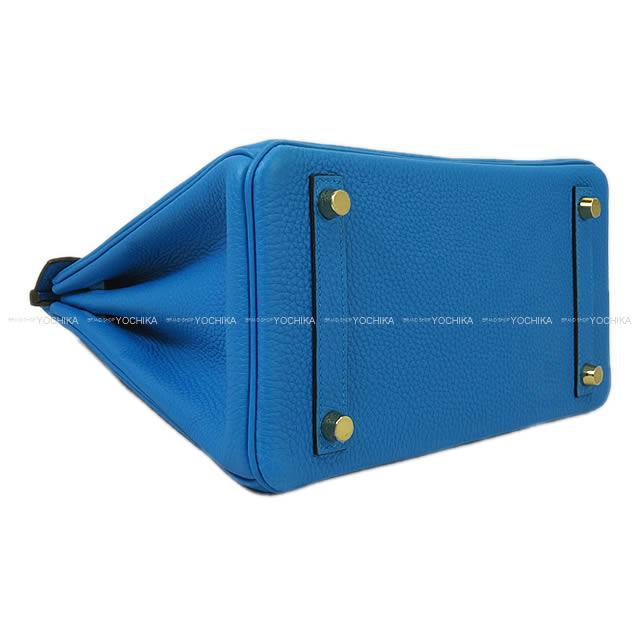 HERMES エルメス ハンドバッグ バーキン25 ブルーザンジバル(ザンジバールブルー) トゴ ゴールド金具 新品