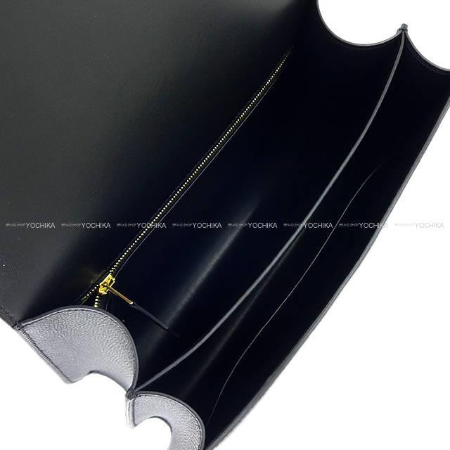 HERMES エルメス ショルダーバッグ コンスタンス3 24 MM 黒(ブラック) エプソン ローズゴールド金具 新品