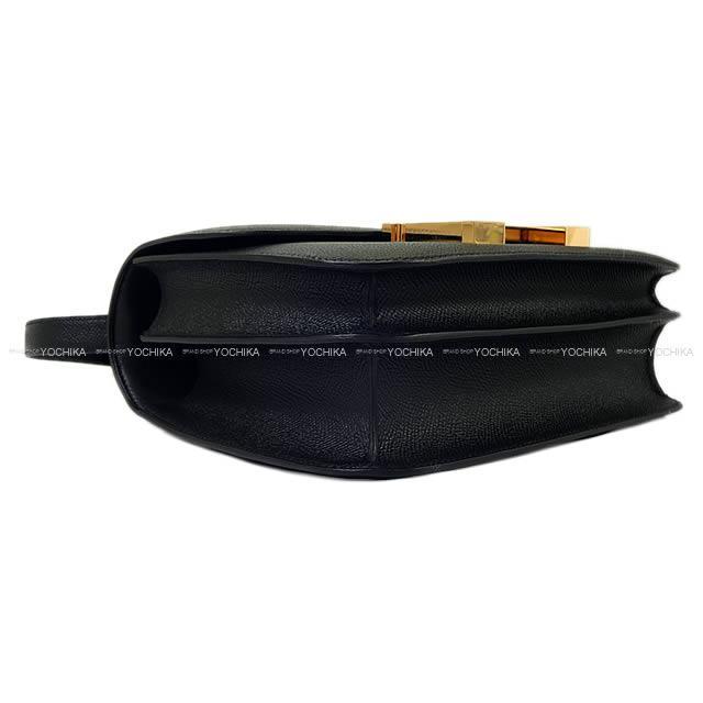 HERMES エルメス ショルダーバッグ コンスタンス3 24 MM 黒(ブラック) エプソン ローズゴールド金具 新品