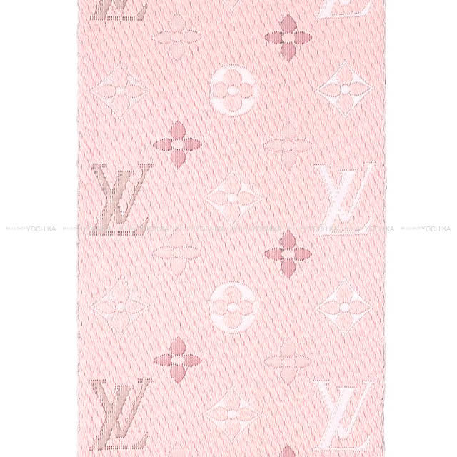 LOUIS VUITTON ルイ・ヴィトン マフラー エシャルプ・ロゴマニア レインボー クリスタルピンク M73057 新品