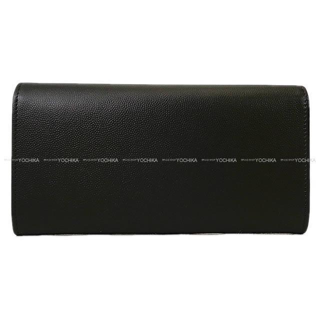 CHANEL ココマーク ファスナー付 フラップ 長財布 黒 キャビアスキン シルバー金具 A50070 新品