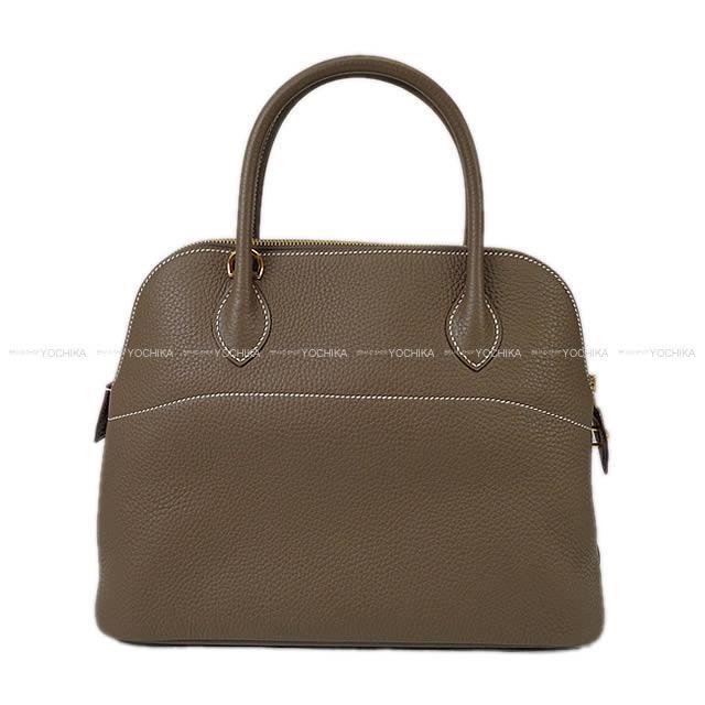 HERMESエルメスゴールド金具 ボリード31 ブラウン