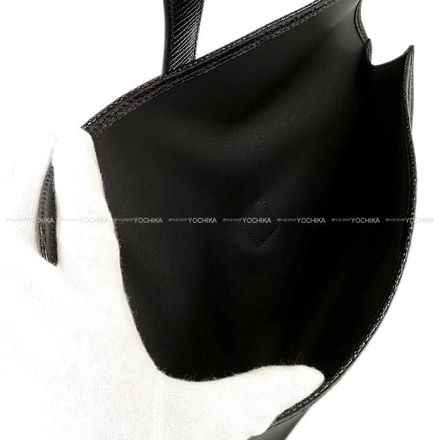 HERMES エルメス クラッチバッグ "ジジェ エラン" 29 黒(ブラック) スイフトXリザード 新品