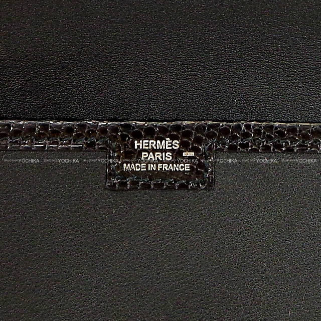 HERMES エルメス クラッチバッグ "ジジェ エラン" 29 黒(ブラック) スイフトXリザード 新品