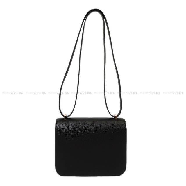 HERMES エルメス ショルダーバッグ コンスタンス3 ミニ 18 黒