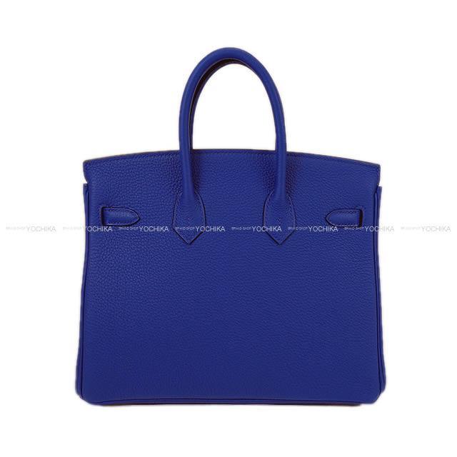 HERMES エルメス ハンドバッグ バーキン25 ブルーエレクトリック トゴ ゴールド金具 新品