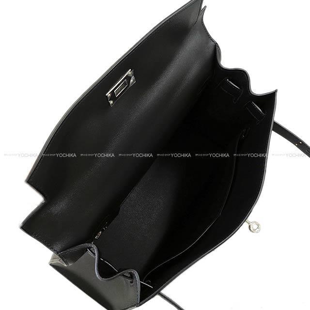 HERMES エルメス ケリー32 外縫い "カヴァルカドゥール" 黒×マルチカラー トワルドゥキャンプ×スイフト 新品