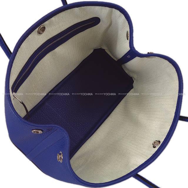 HERMES エルメス ハンドバッグ ガーデンパーティ 30 TPM ブルーエレクトリック ヴァッシュカントリー 新品