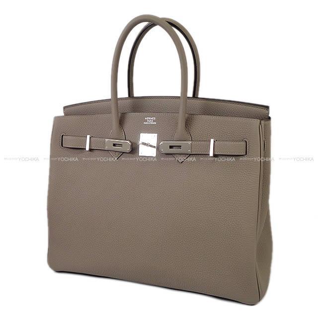 2017年秋冬新色 HERMES エルメス ハンドバッグ バーキン35 グリ