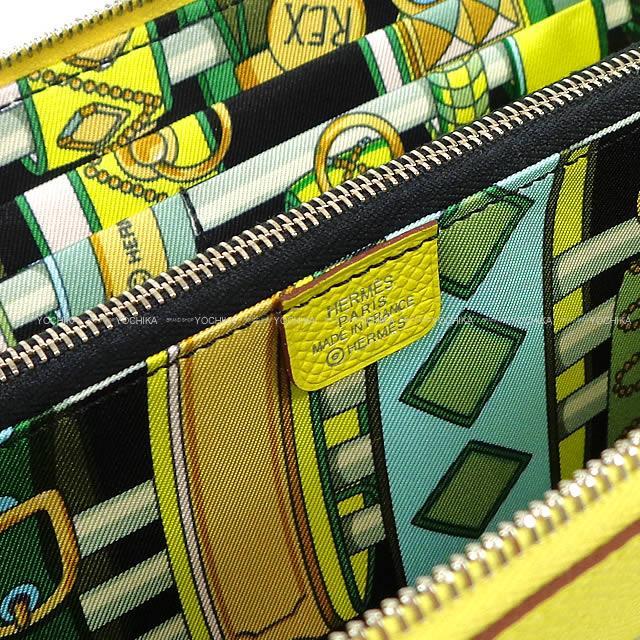 HERMES エルメス アザップ シルクイン 財布 "カレ・アン・ブックル" 黒Xライム エプソンXシルクXバレニア 新品