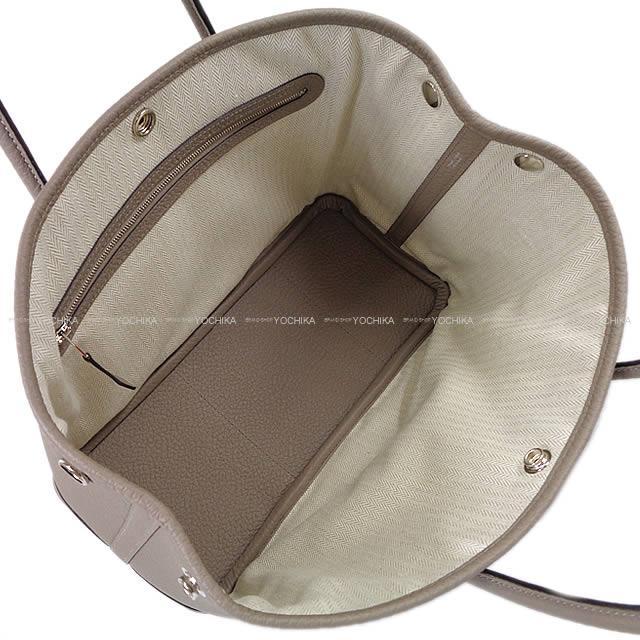 HERMES エルメス ハンドバッグ ガーデンパーティ 30 TPM グリ