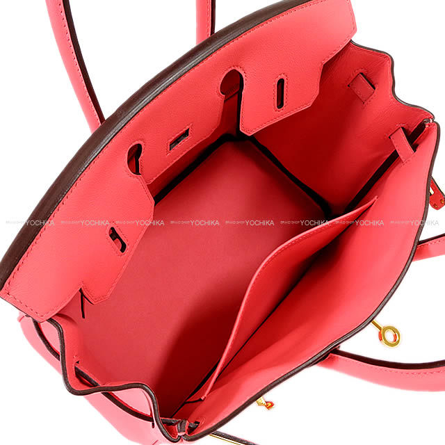 HERMES エルメス ハンドバッグ バーキン25 ローズアザレ スイフト ゴールド金具 新品未使用