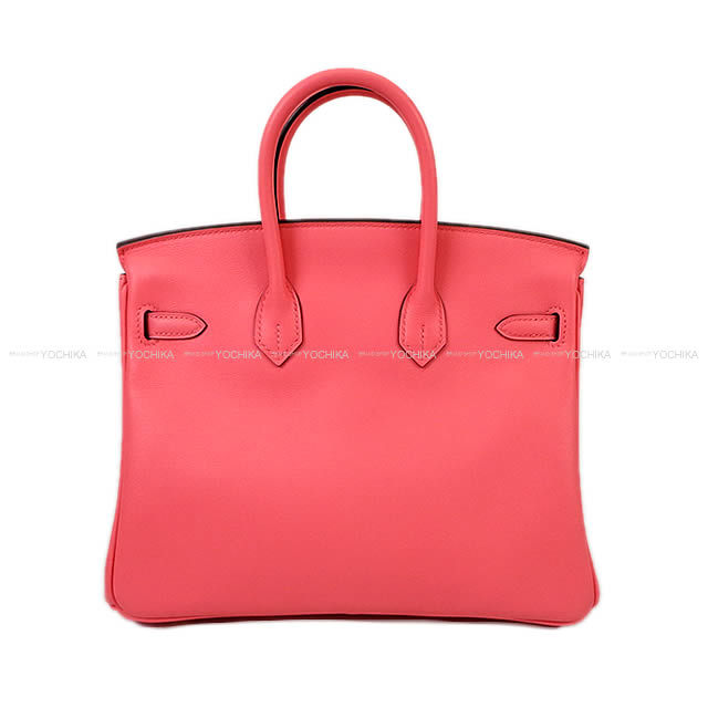 HERMES エルメス ハンドバッグ バーキン25 ローズアザレ スイフト ゴールド金具 新品未使用