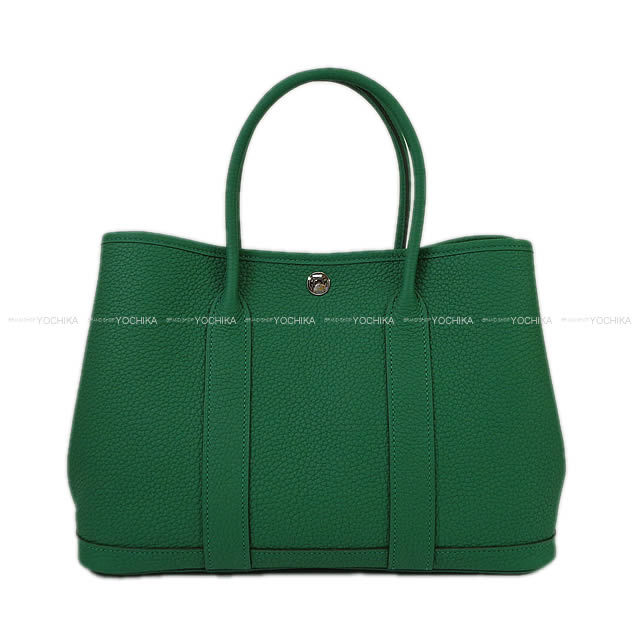 HERMES エルメス ハンドバッグ ガーデンパーティ 30 TPM ヴェールヴェルティゴ ネゴンダ 新品