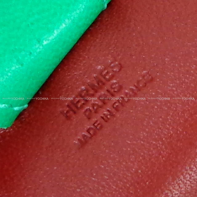 HERMES エルメス バッグチャーム "ロデオ/RODEO" PM ルージュアッシュXローズアザレXミント