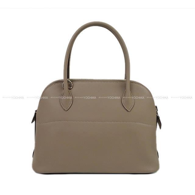 HERMES エルメス ショルダーバッグ ボリード27 グリアスファルト スイフト シルバー金具 新品