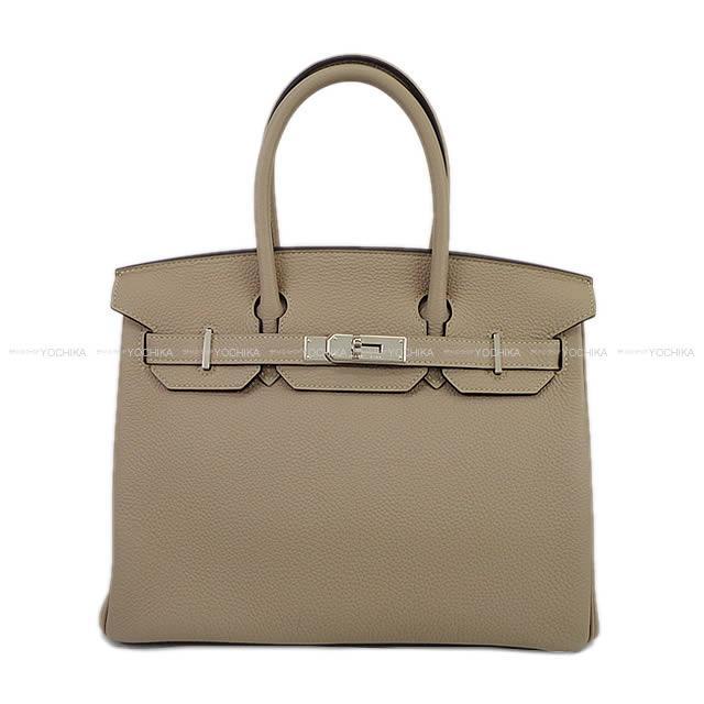 HERMES エルメス ハンドバッグ バーキン30 トゥルティールグレー トゴ シルバー金具 新品未使用