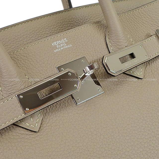 HERMES エルメス ハンドバッグ バーキン30 トゥルティールグレー トゴ シルバー金具 新品未使用