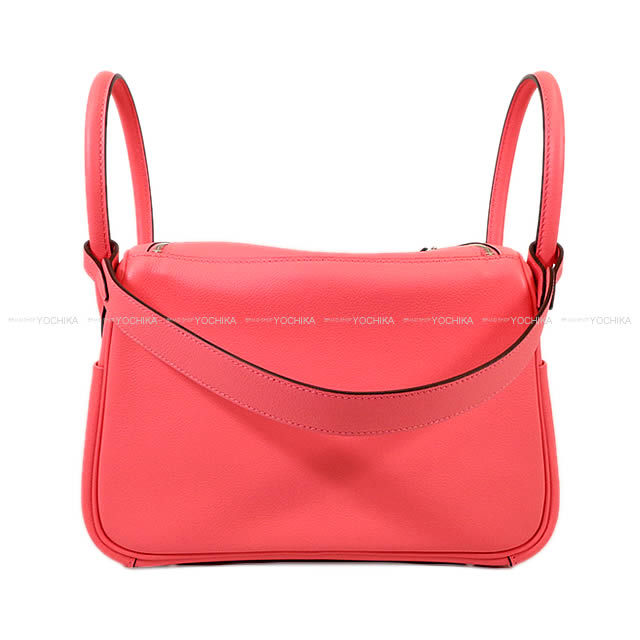 HERMES エルメス 2Way ショルダーバッグ リンディ26 ローズアザレ エバーカラー シルバー金具 新品