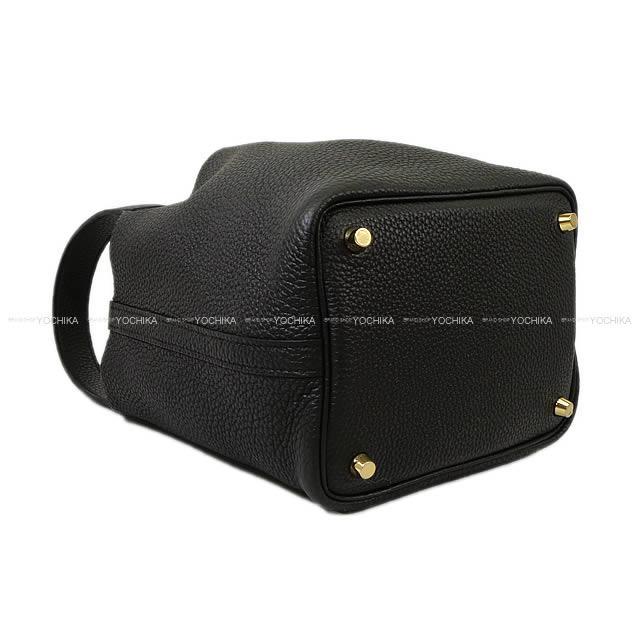 HERMES エルメス ハンドバッグ ピコタンロック 18 PM 黒(ブラック) トリヨン ゴールド金具 新品