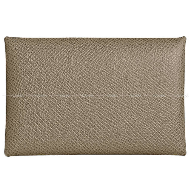 HERMES エルメス カードケース Calvi(カルヴィ) グリアスファルト エプソン シルバー金具 新品