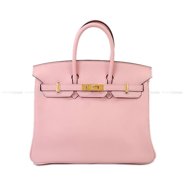 HERMES エルメス バーキン25 ローズサクラ スイフト ゴールド金具 新品