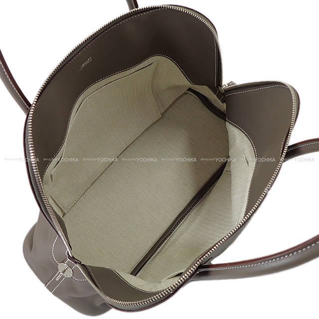 HERMES エルメス ボリードリラックス35 エタン ヴォー・シキム シルバー金具 新品未使用