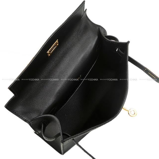 HERMES エルメス ハンドバッグ ポシェットケリー 黒 (ブラック