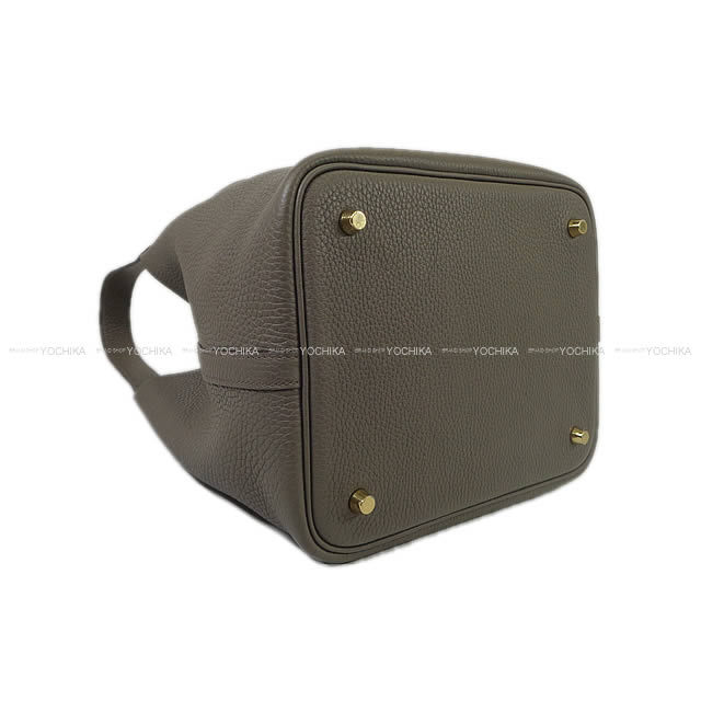 HERMES エルメス ハンドバッグ ピコタンロック 22 MM エタン トリヨン ゴールド金具 新品