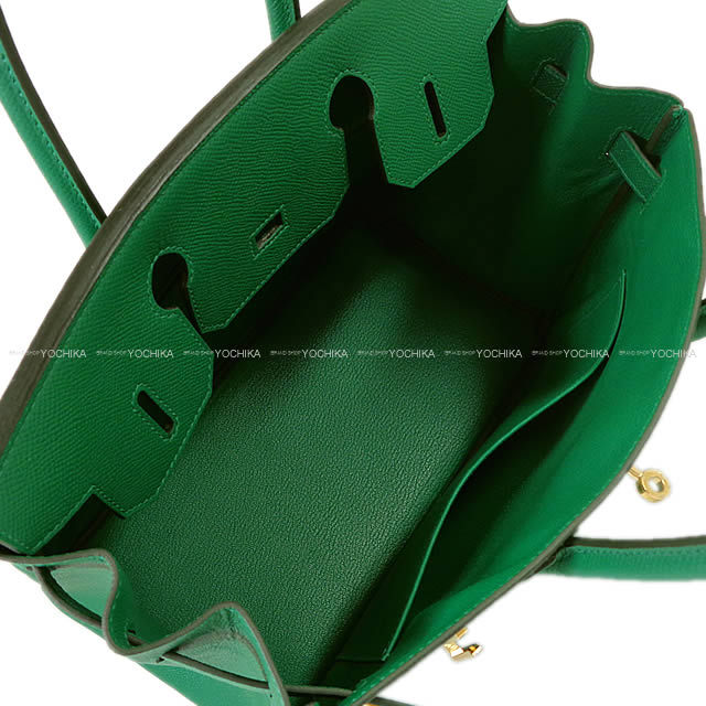 HERMES エルメス ハンドバッグ バーキン30 ヴェールヴェルティゴ エプソン ゴールド金具 新品