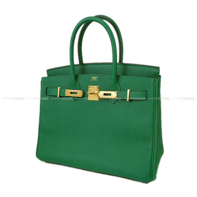 HERMES エルメス ハンドバッグ バーキン30 ヴェールヴェルティゴ エプソン ゴールド金具 新品