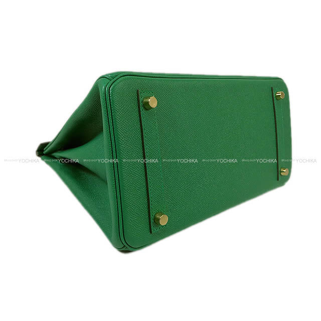 HERMES エルメス ハンドバッグ バーキン30 ヴェールヴェルティゴ エプソン ゴールド金具 新品