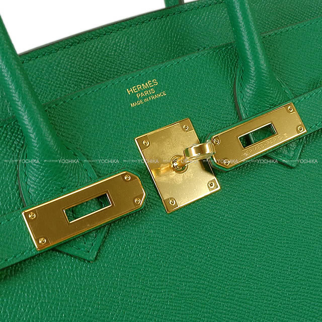 HERMES エルメス ハンドバッグ バーキン30 ヴェールヴェルティゴ エプソン ゴールド金具 新品
