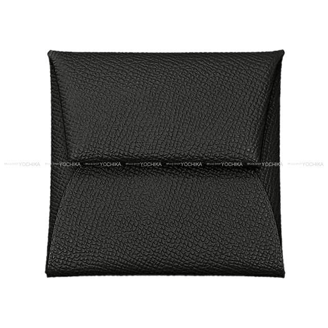 HERMES エルメス コインケース バスティア 黒 (ブラック) エプソン  