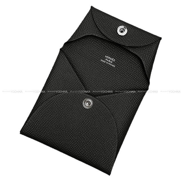 HERMES エルメス コインケース バスティア 黒 (ブラック) エプソン 