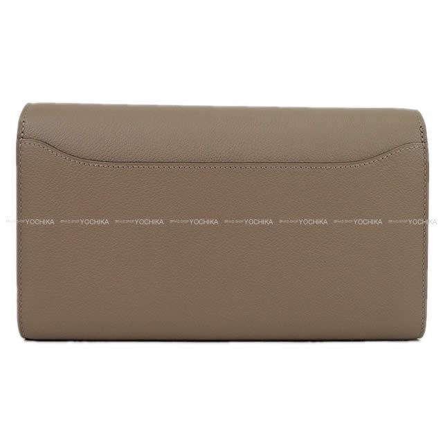 HERMES エルメス 長財布 コンスタンスロング グリスアスファルト エバーカラー ローズゴールド金具 新品