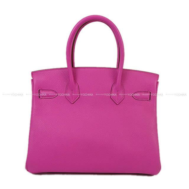 HERMES エルメス ハンドバッグ バーキン30 クレ トリヨン シルバー金具 新品同様【中古】