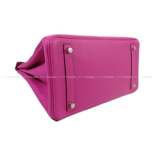 HERMES エルメス ハンドバッグ バーキン30 クレ トリヨン シルバー金具 新品同様【中古】