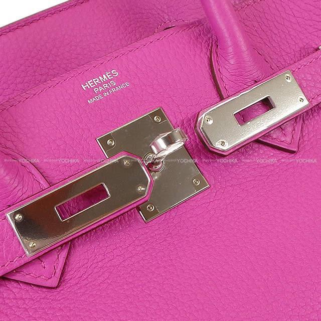 HERMES エルメス ハンドバッグ バーキン30 クレ トリヨン シルバー金具 新品同様【中古】