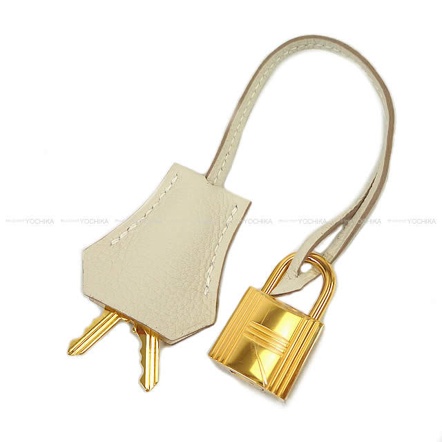 HERMES エルメス ハンドバッグ ケリー28 内縫い クレ トゴ ゴールド金具 新品