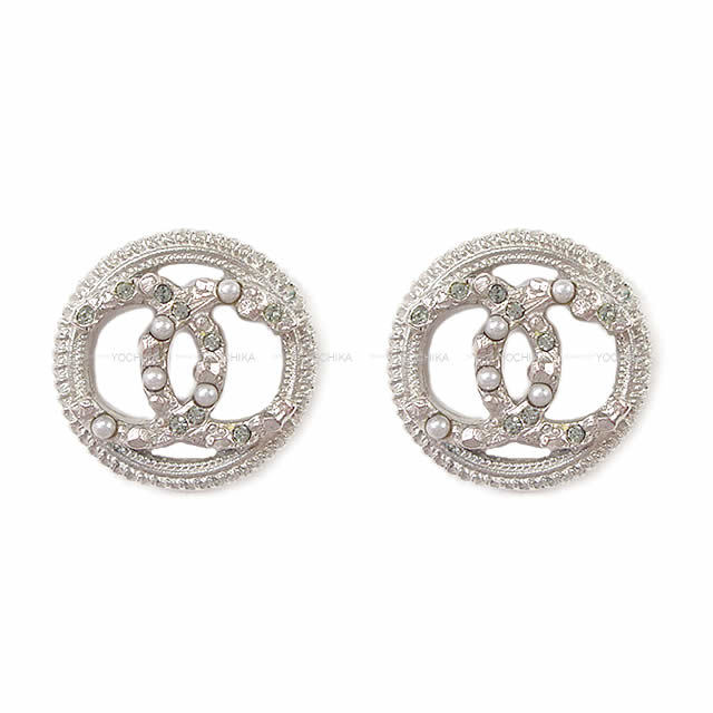 2018年秋冬 CHANEL シャネル ラウンド ココマーク パール＆ライン  