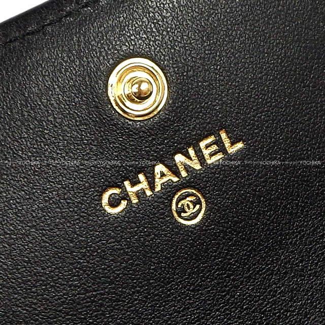 CHANEL シャネル ボーイシャネル マトラッセ フラップ 長財布 黒 グレインドカーフ  A80286 新品