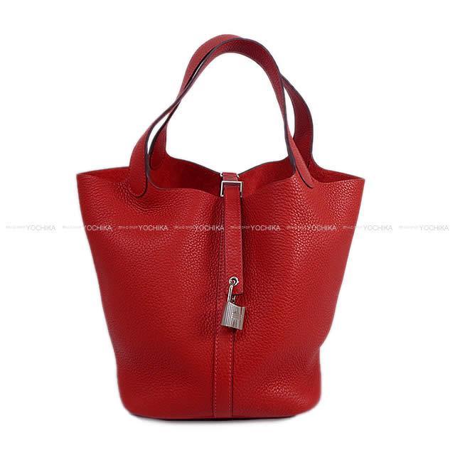 HERMES エルメス ハンドバッグ ピコタンロック 22 MM ブルーグラシエ トリヨン シルバー金具 新品未使用