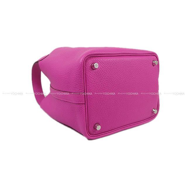 HERMES エルメス ハンドバッグ ピコタンロック 18 PM マグノリア トリヨン シルバー金具 新品