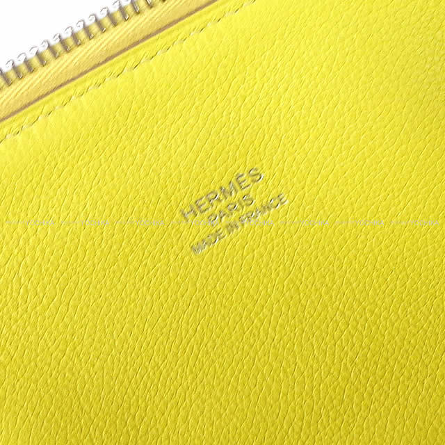 HERMES エルメス ハンドバッグ ボリードリラックス45 ライムXフィセル エヴァ―カラーXトワルキャンプ