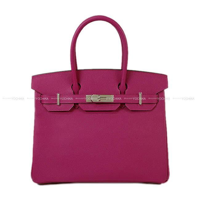 HERMES エルメス ハンドバッグ バーキン30 ローズパープル エプソン シルバー金具 新品