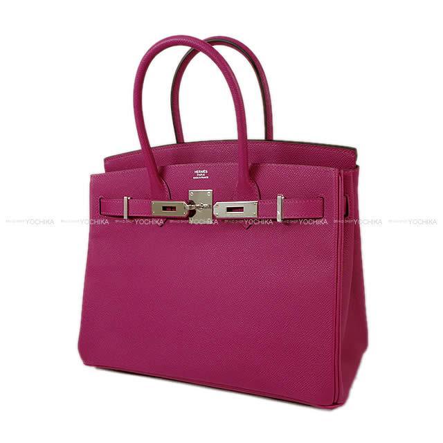 HERMES エルメス ハンドバッグ バーキン30 ローズパープル エプソン シルバー金具 新品